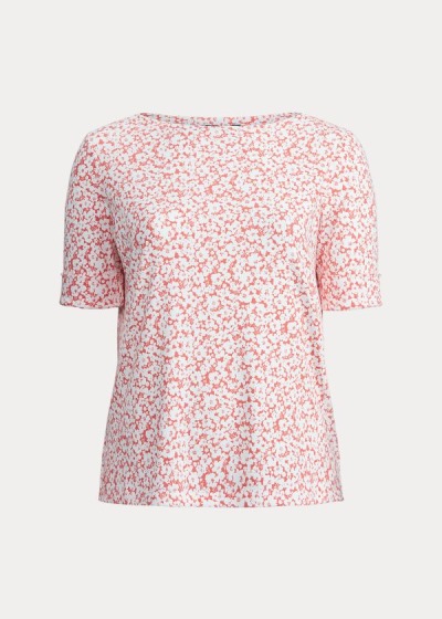 Top Ralph Lauren Floral Algodão-Blend Mulher 38052-YMCN